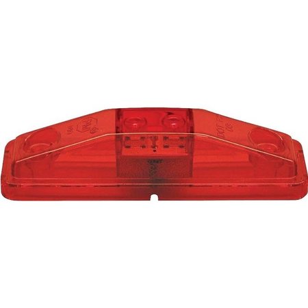 PM COMPANY Marker Light Kit, 9 to 16 V, LED Lamp, Red Lens, Surface Mounting V169KR